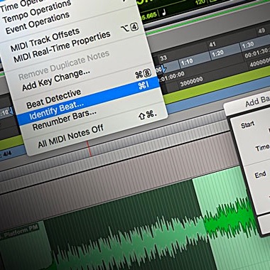 PRO TOOLS: COME IDENTIFICARE IL BPM DI UN BRANO CON IDENTIFY BEAT