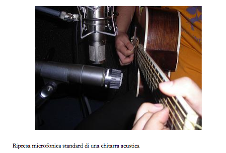 come registrare una chitarra acustica