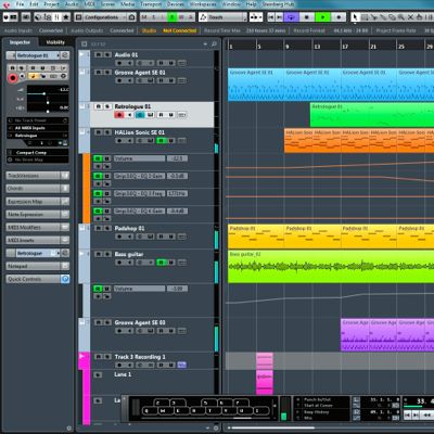 CUBASE: Gestione delle tracce