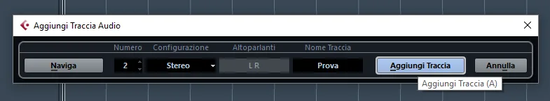 cubase gestione delle tracce 3