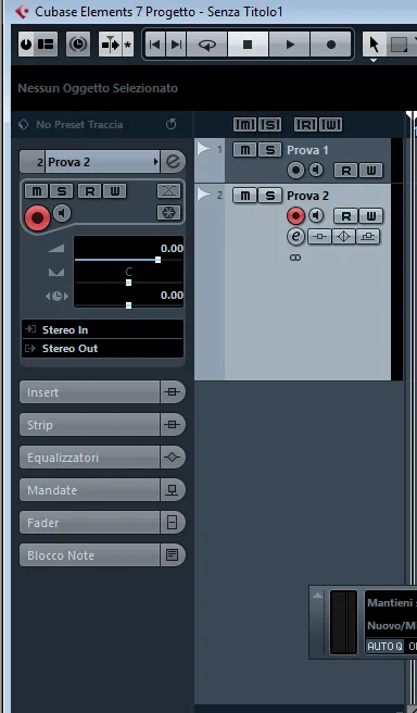 cubase gestione delle tracce 4