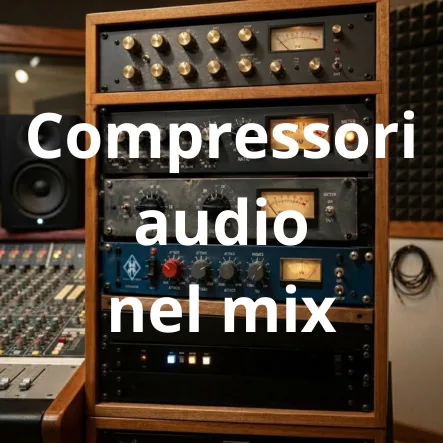 i compressori audio nel mix come utilizzare i compressori nel mix